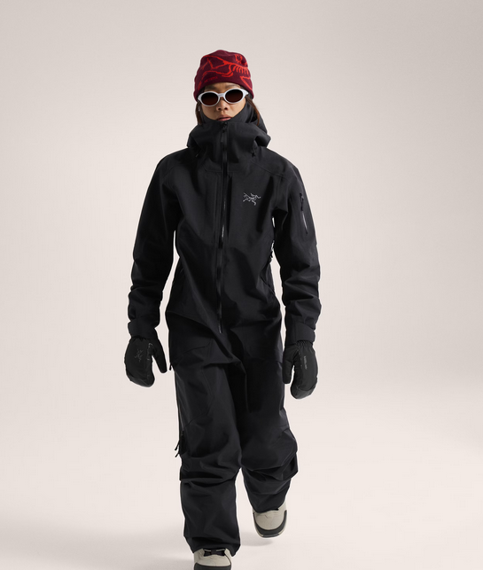 Incendia Women’s Ski Overall — Black Edition